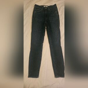 PAIGE Dark Blue Hoxton Ankle Jeans